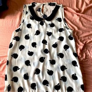 Peach Love California hedgehog blouse